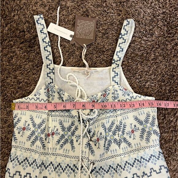 Anthropologie, forever that girl, Lace-up Peplum Tank NWT size medium - Picture 15 of 16